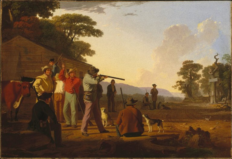 George Caleb Bingham Shooting for the Beef